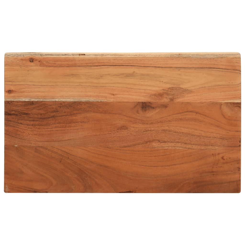 Blat masă 60x20x2,5 cm lemn dreptunghiular acacia margine vie