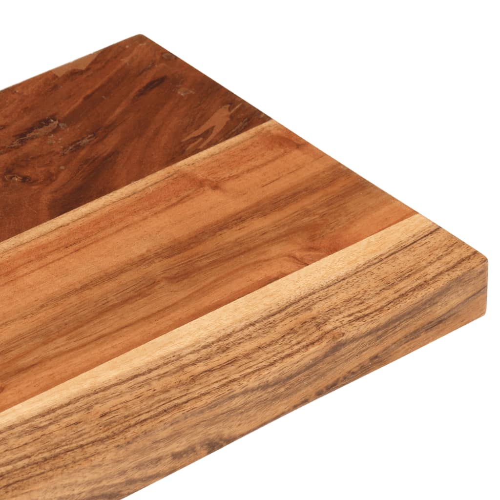 Blat masă 60x20x2,5 cm lemn dreptunghiular acacia margine vie