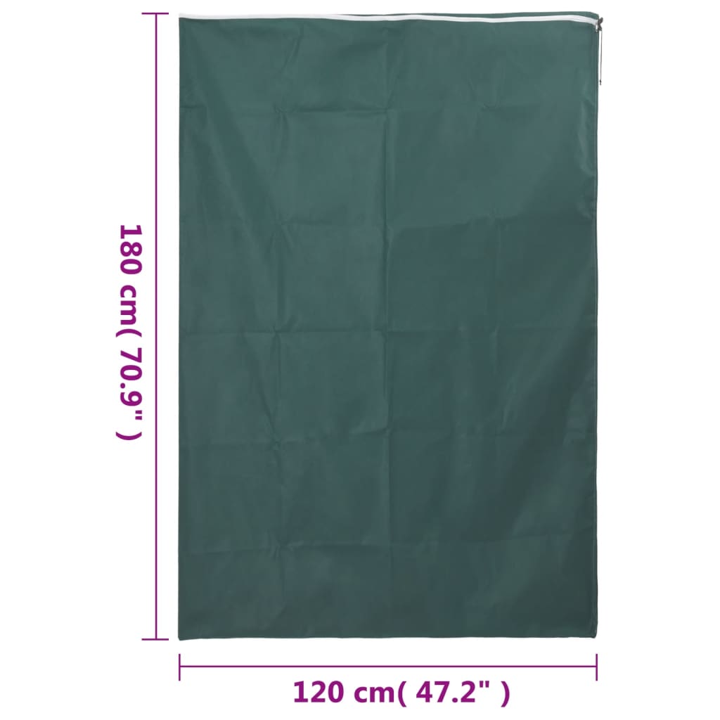 Protecții fleece pt plante, fermoar, 10 buc, 70 g/m² 1,2x1,8 m