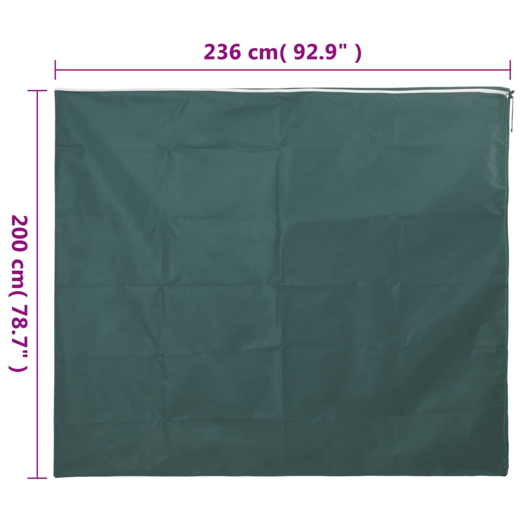 Protecții fleece pentru plante, fermoar, 4 buc 70 g/m² 2,36x2 m