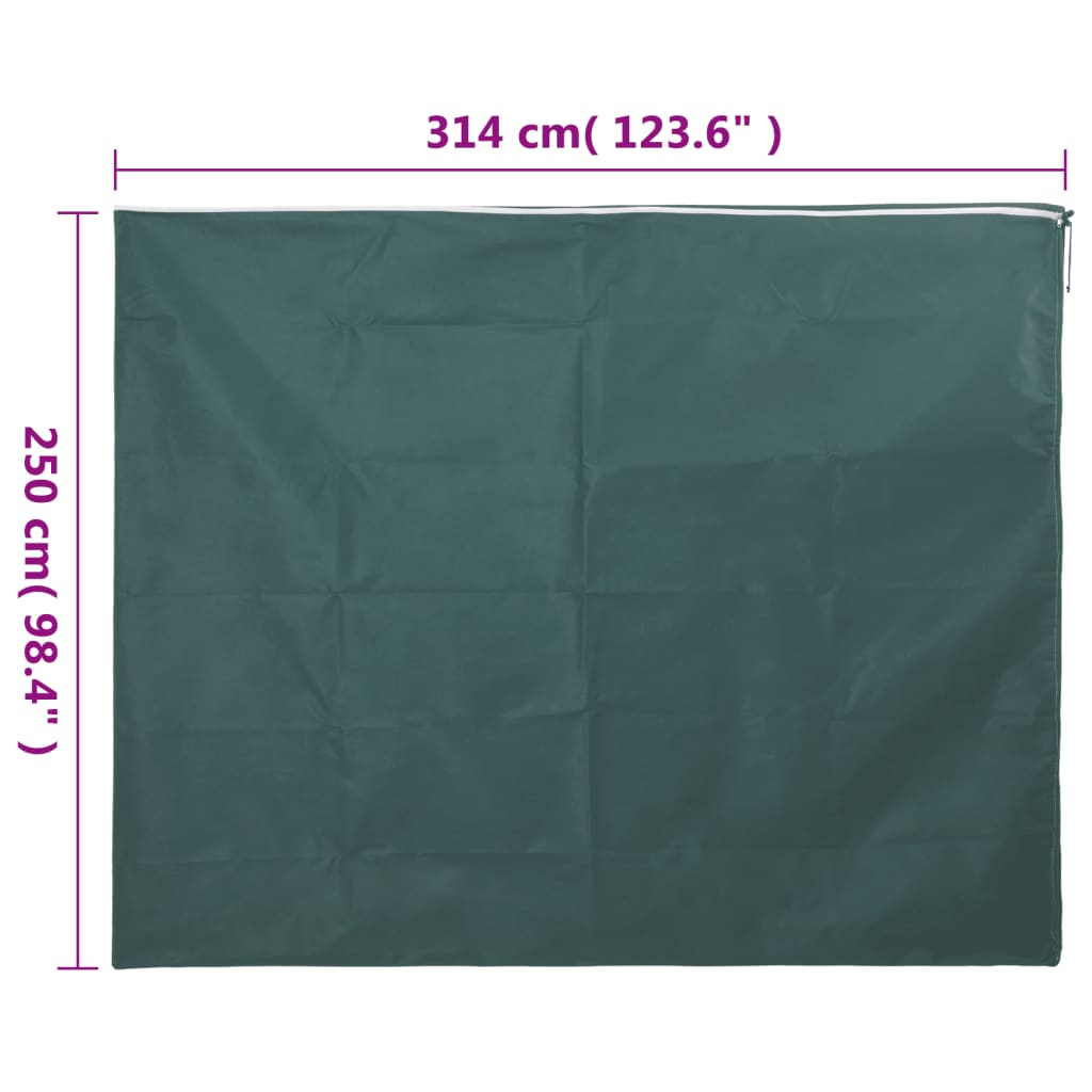 Protecție de fleece plante cu fermoar 4 buc 70 g/m² 3,14x2,5 m