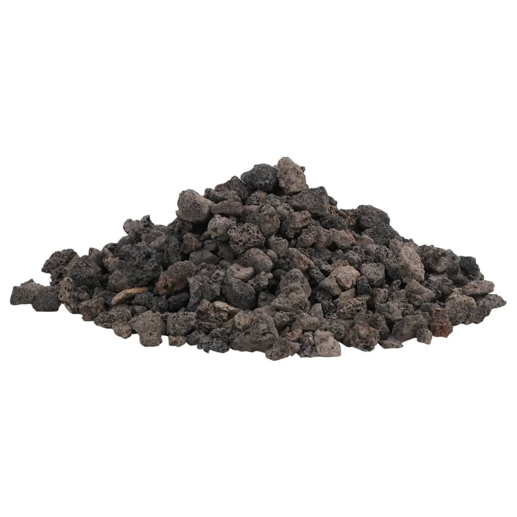 Roci vulcanice, 10 kg, negru, 1-2 cm