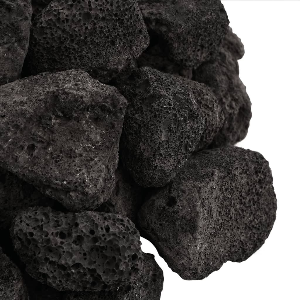 Roci vulcanice, 10 kg, negru, 3-5 cm