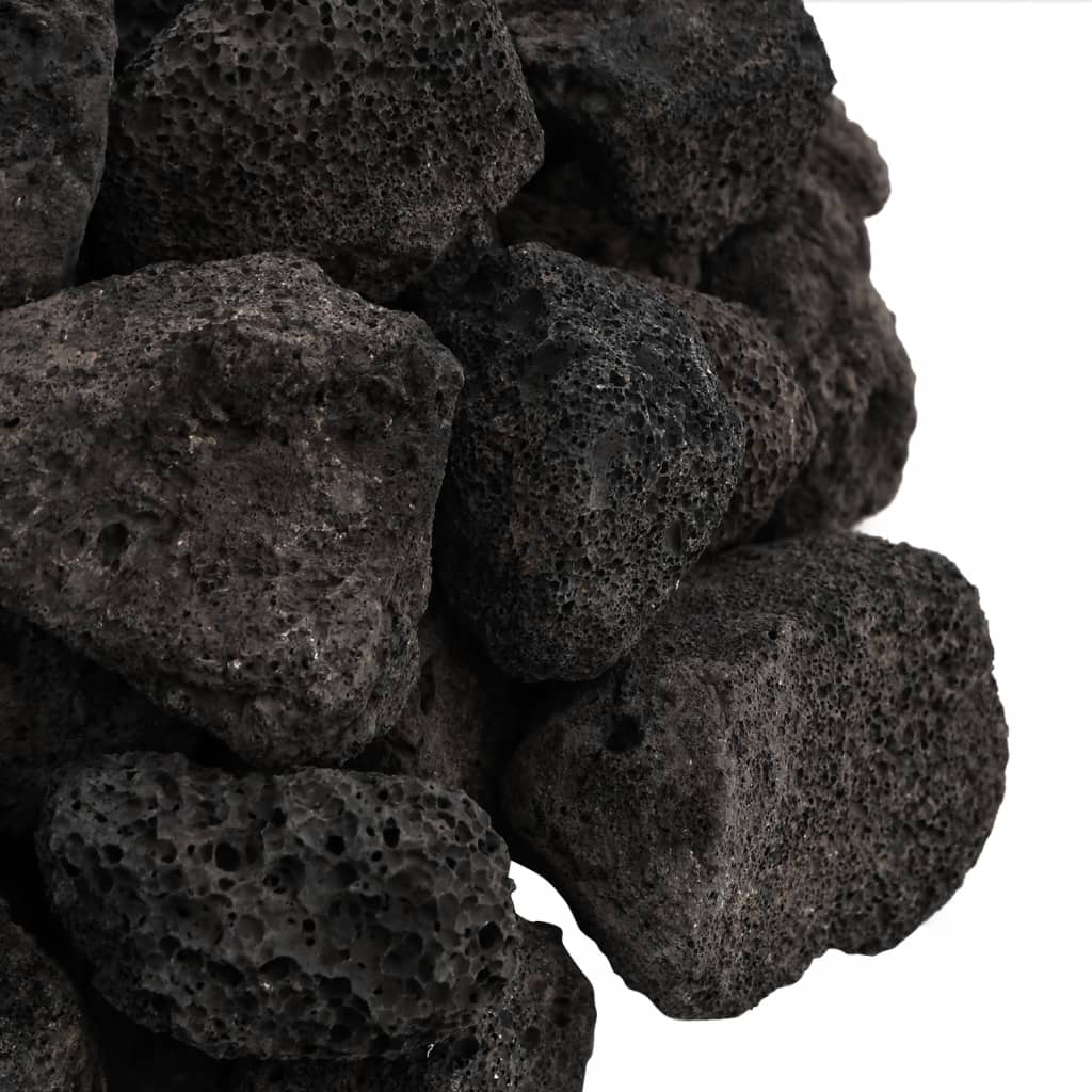 Roci vulcanice, 25 kg, negru, 3-5 cm