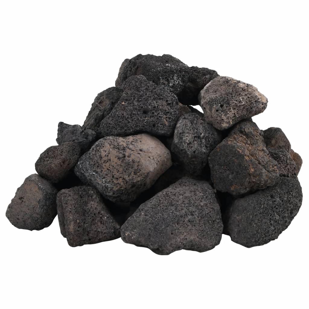 Roci vulcanice, 10 kg, negru, 5-8 cm