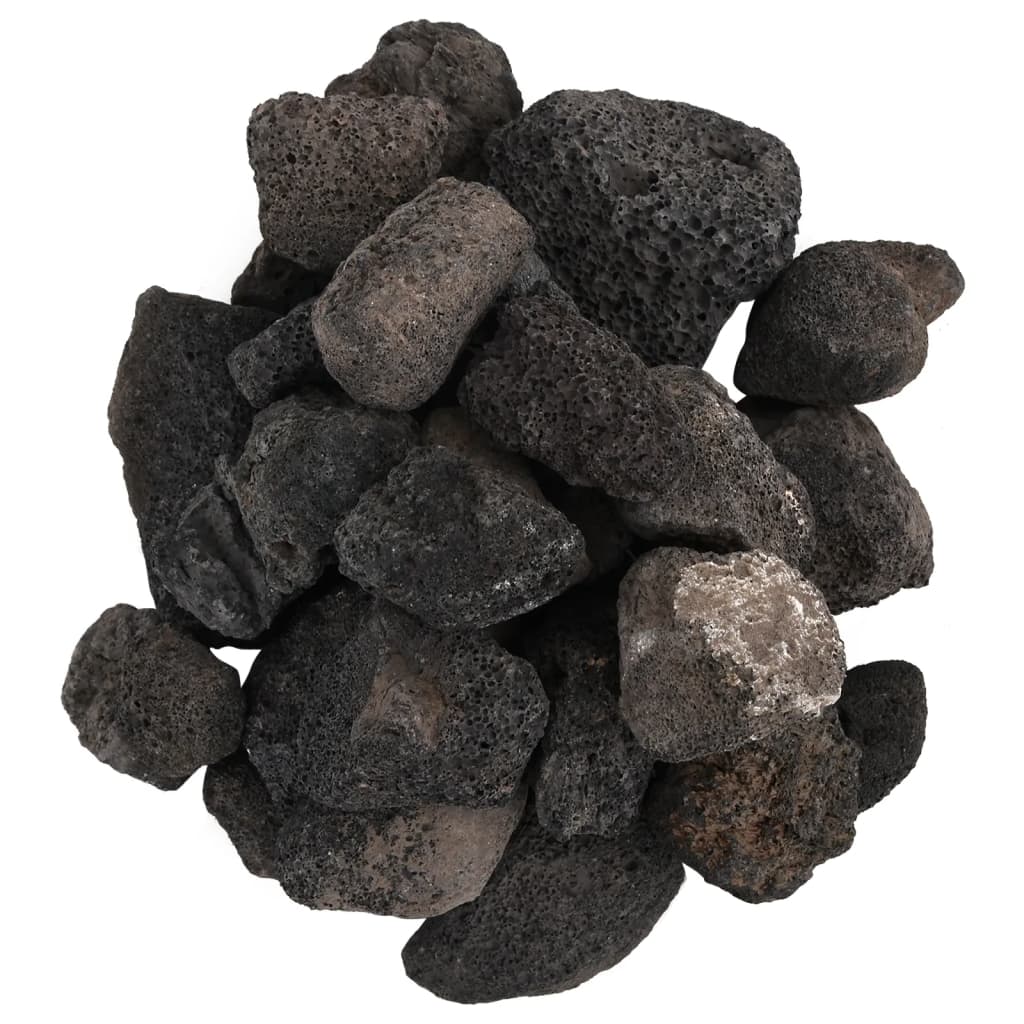 Roci vulcanice, 10 kg, negru, 5-8 cm