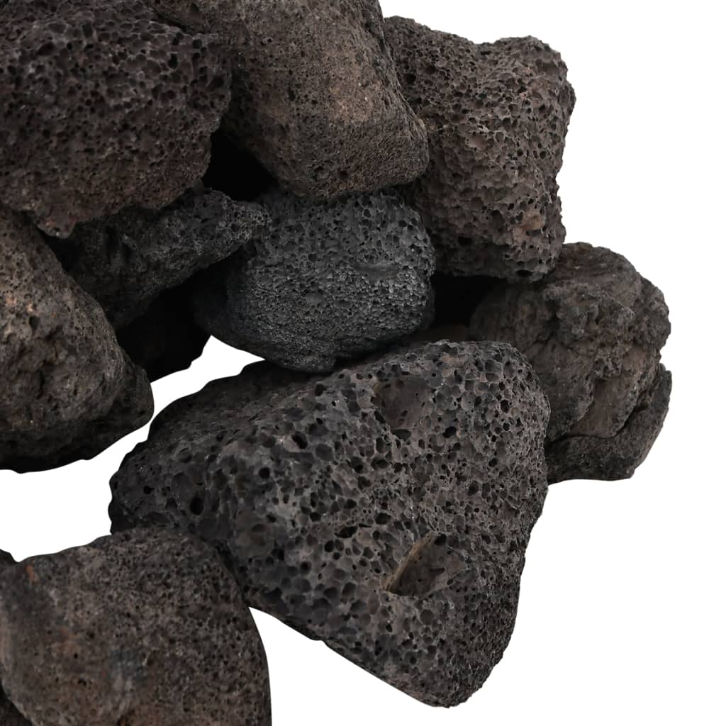 Roci vulcanice, 10 kg, negru, 5-8 cm