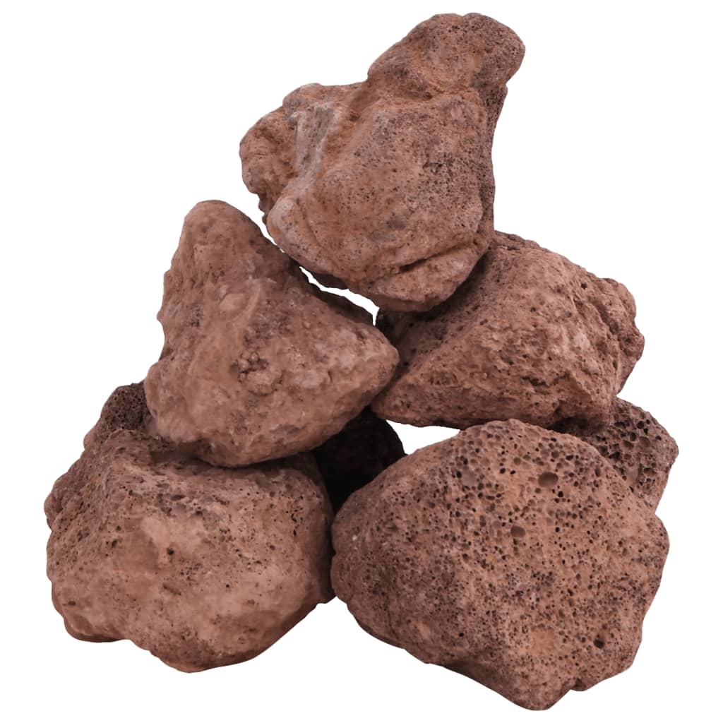 Roci vulcanice, 10 kg, roșu, 10-30 cm