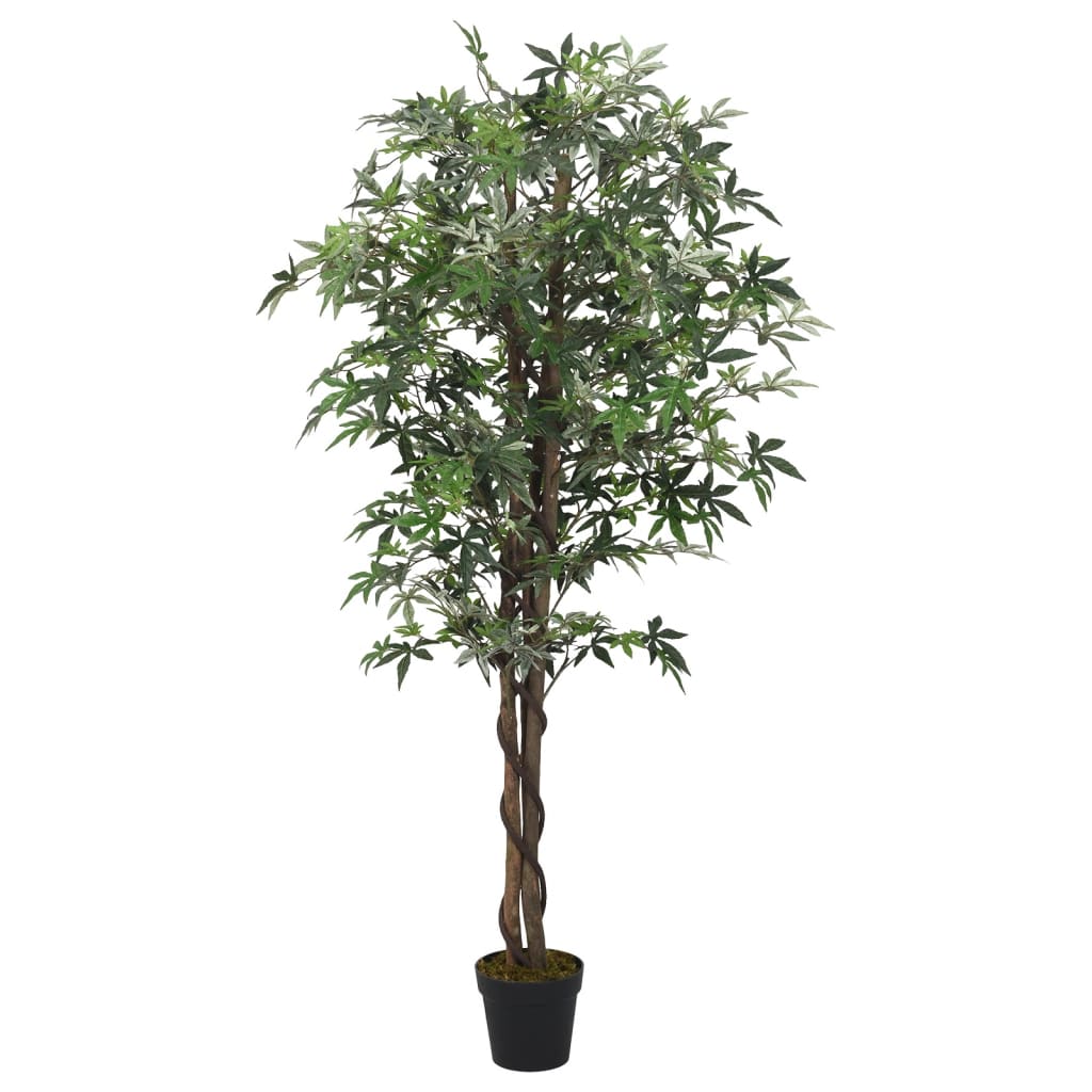 Arbore de arțar artificial 224 de frunze 80 cm verde