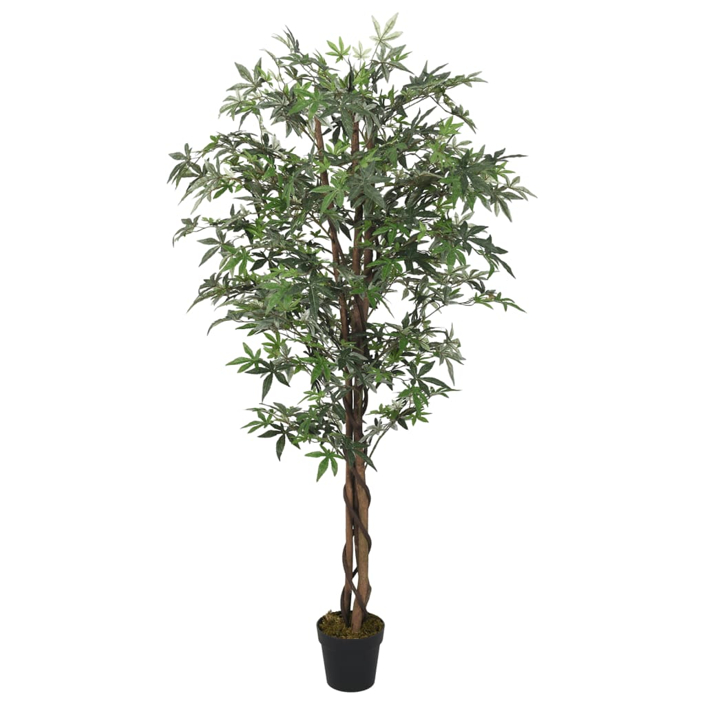 Arbore de arțar artificial 224 de frunze 80 cm verde