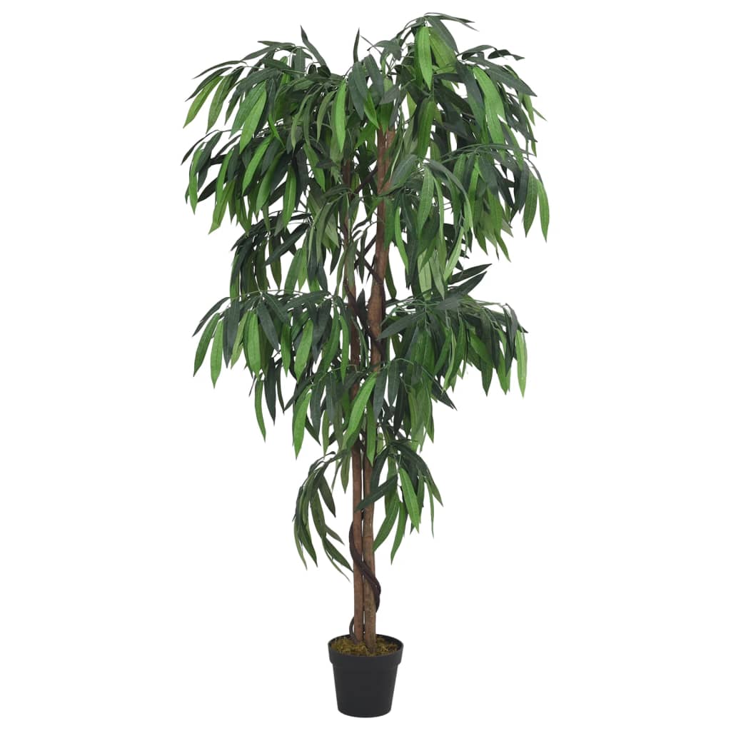 Arbore de mango artificial 300 de frunze 80 cm verde