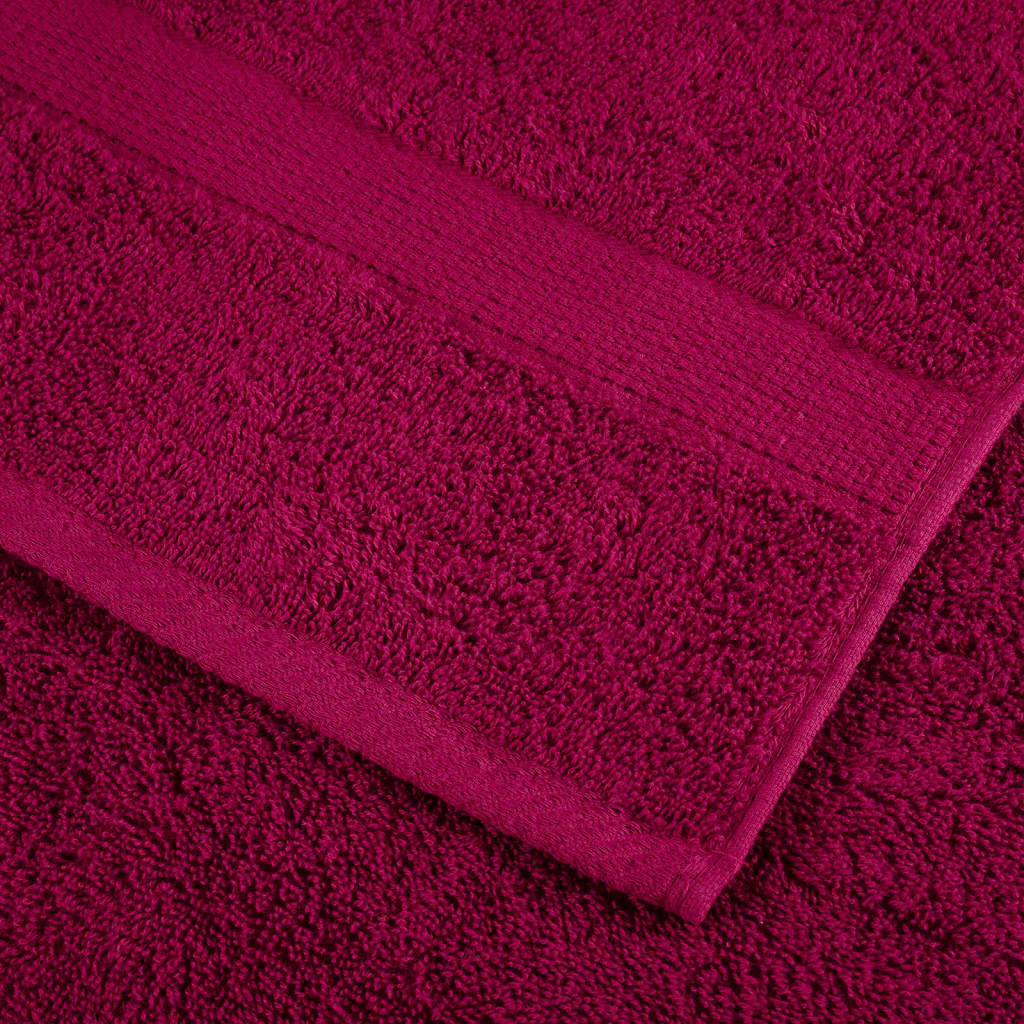 Prosoape mâini premium SOLUND 4 buc bordo 30x30 cm 600gsm