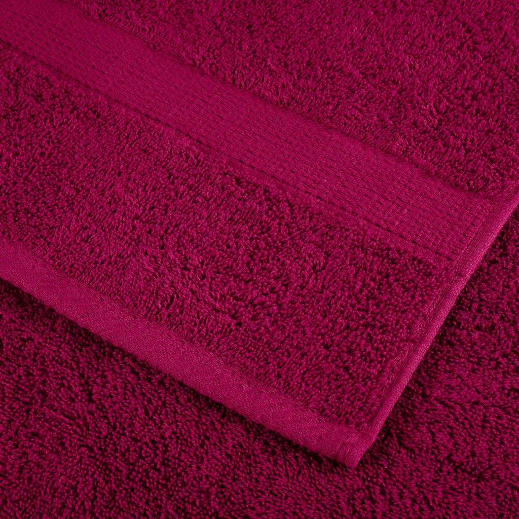 Prosoape mâini premium SOLUND 10 buc bordo 30x30 cm 600gsm