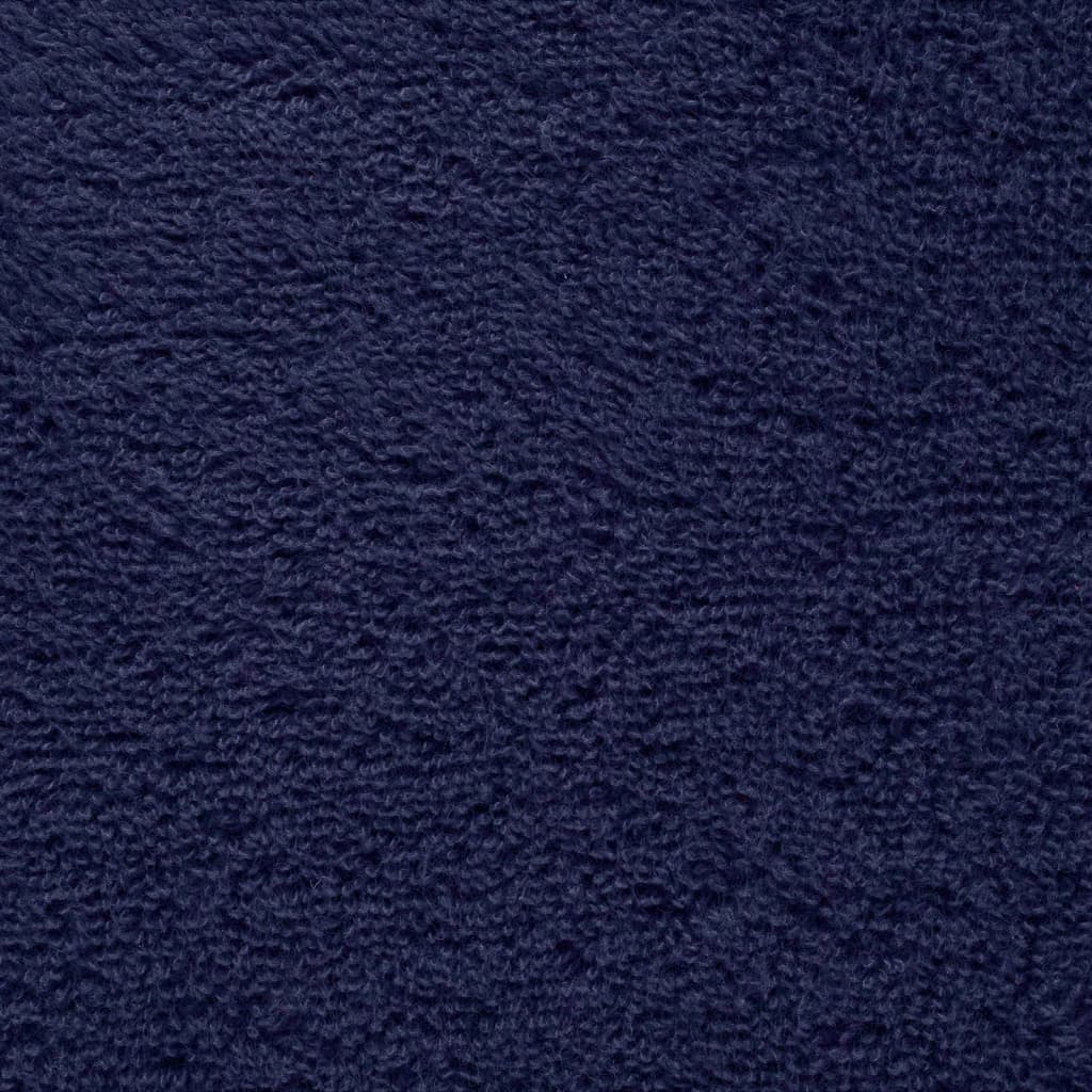 Prosoape de duș premium SOLUND 4 buc bleumarin 70x140cm 600 gsm