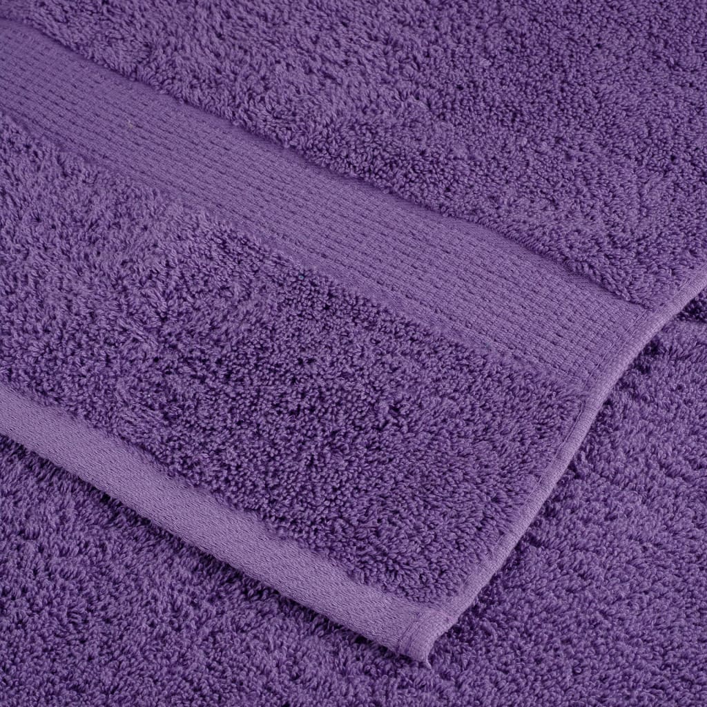 Prosoape mâini premium SOLUND 10 buc violet 30x30cm 600gsm