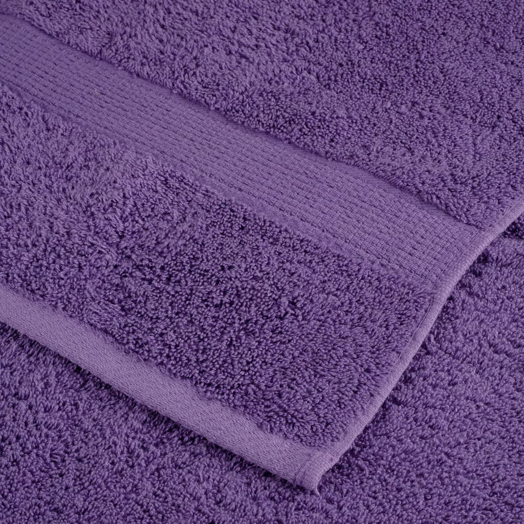 Prosoape de mâini premium SOLUND 4 buc. violet 50x100 cm 600gsm