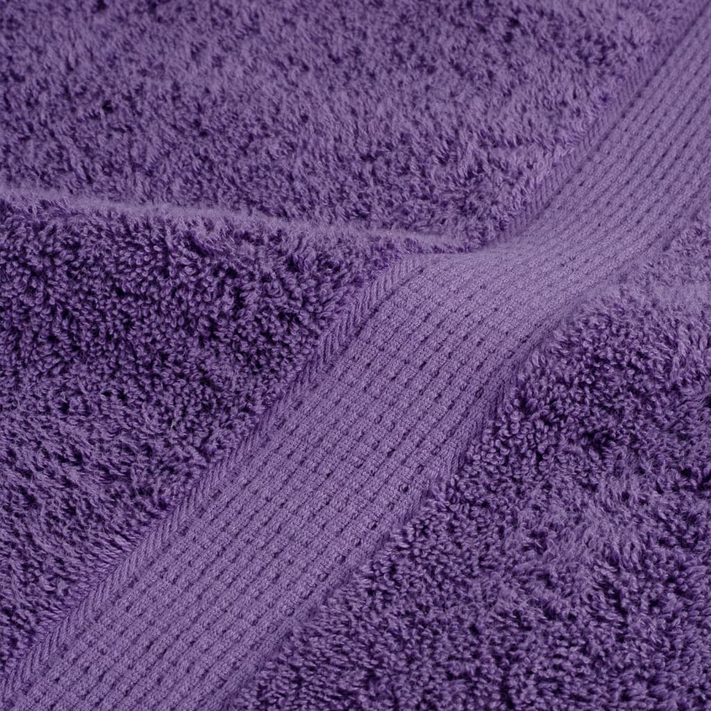 Prosoape de mâini premium SOLUND 10buc. violet 50x100 cm 600gsm