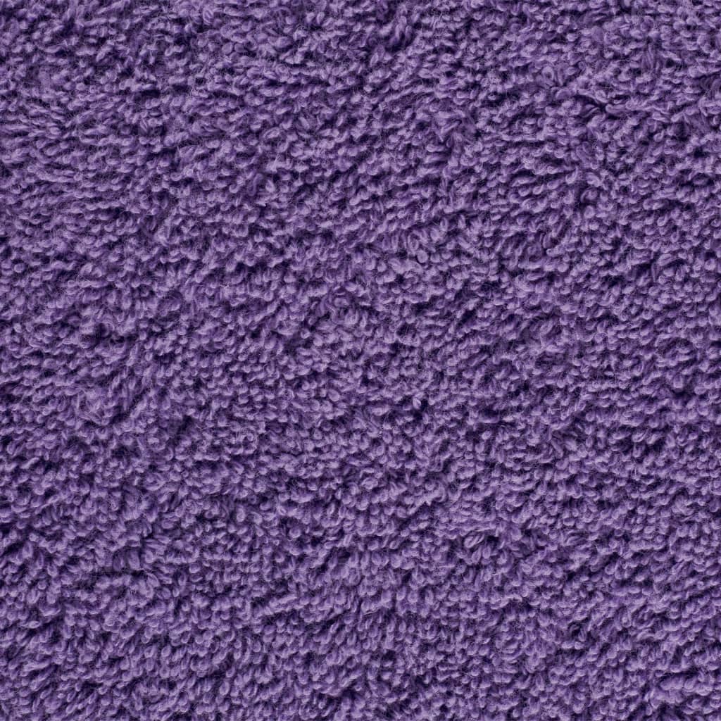 Prosoape de duș premium SOLUND 2 buc. violet 70x140 cm 600 gsm