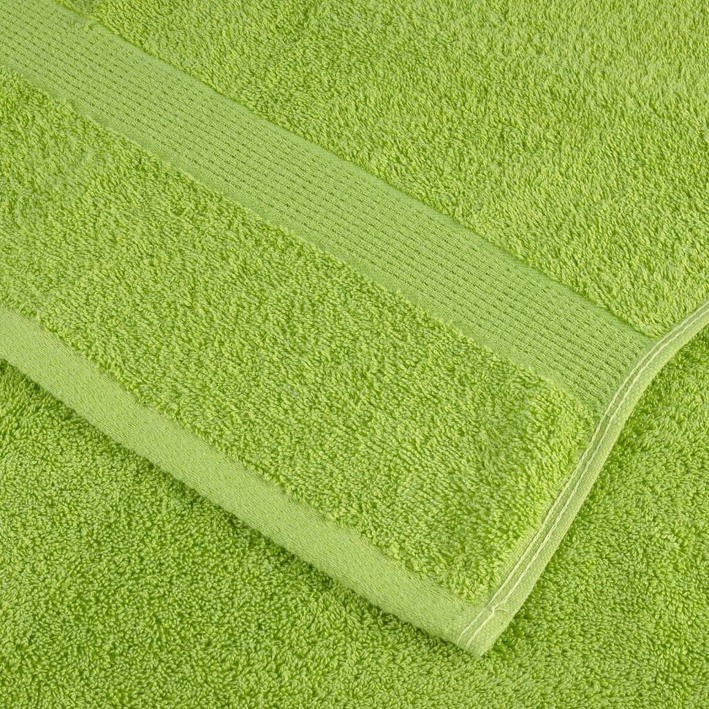 Prosoape oaspeți premium SOLUND 10 buc. verde 30x50 cm 600 gsm