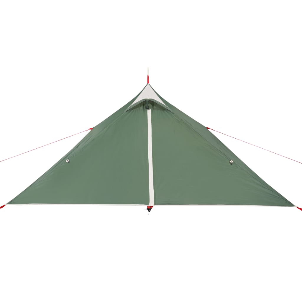 Cort de camping tipi pentru 1 persoană, verde, impermeabil