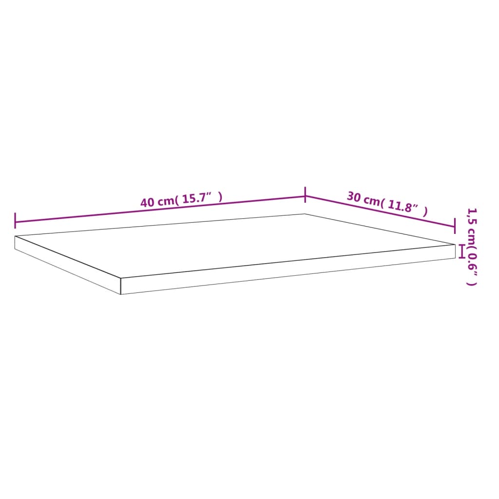 Rafturi de perete, 4 buc., gri sonoma, 40x30x1,5 cm, lemn