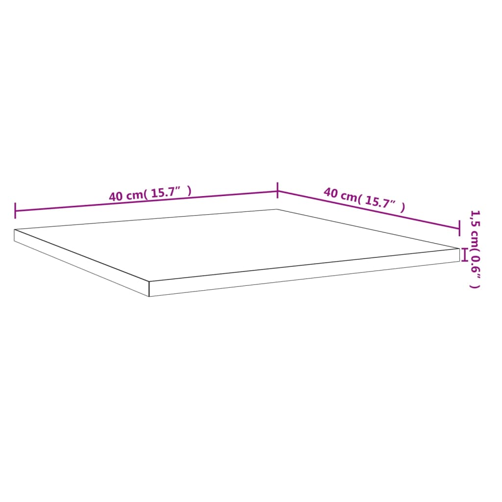 Rafturi perete 4 buc. stejar fumuriu 40x40x1,5 cm lemn compozit