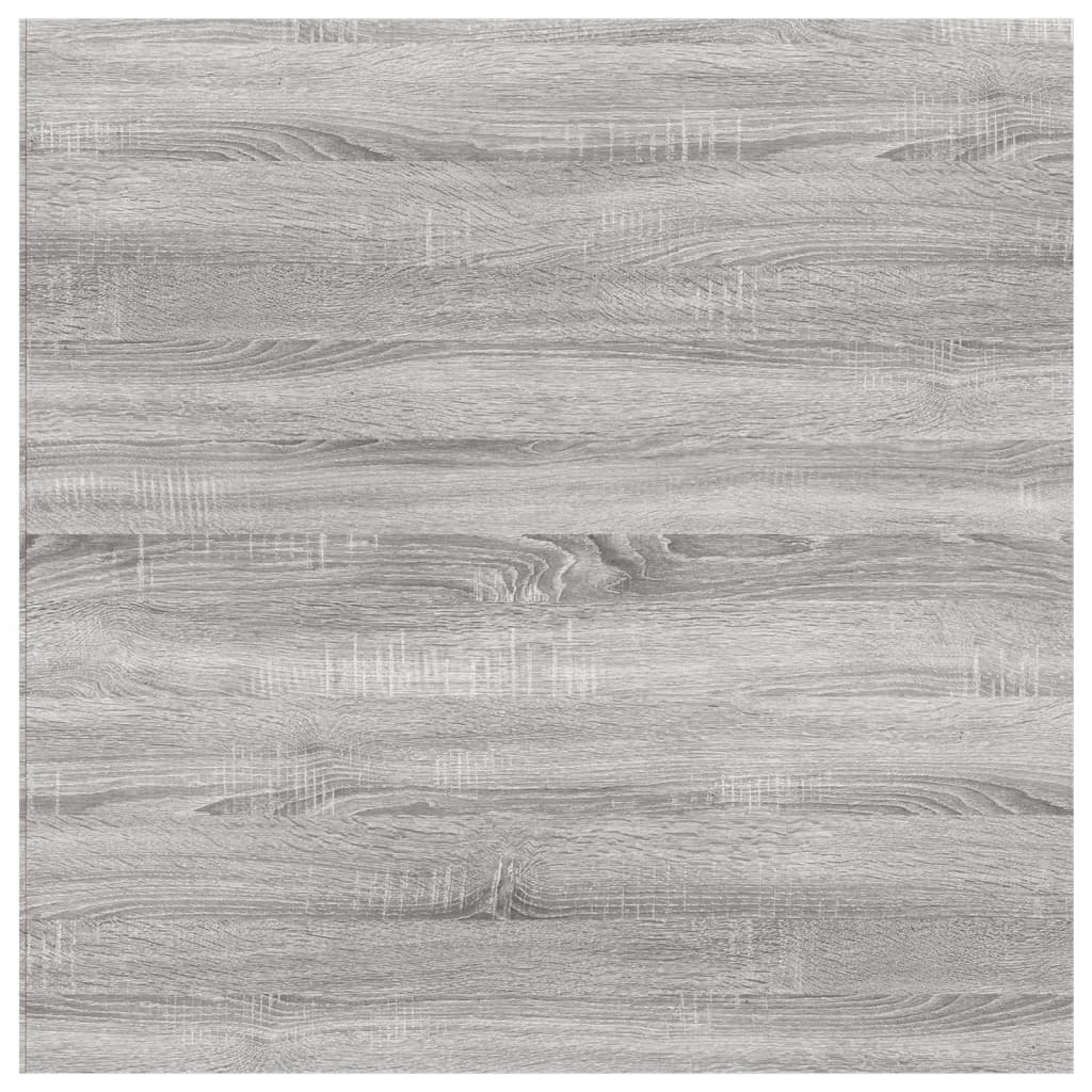 Rafturi de perete, 4 buc., gri sonoma, 40x40x1,5 cm, lemn