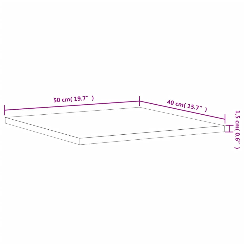 Rafturi perete 4 buc. stejar fumuriu 40x50x1,5 cm lemn compozit