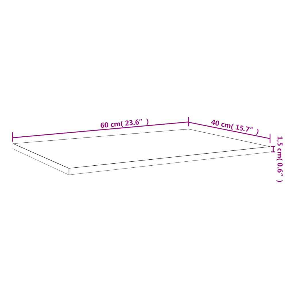 Rafturi perete 4 buc. stejar fumuriu 60x40x1,5 cm lemn compozit