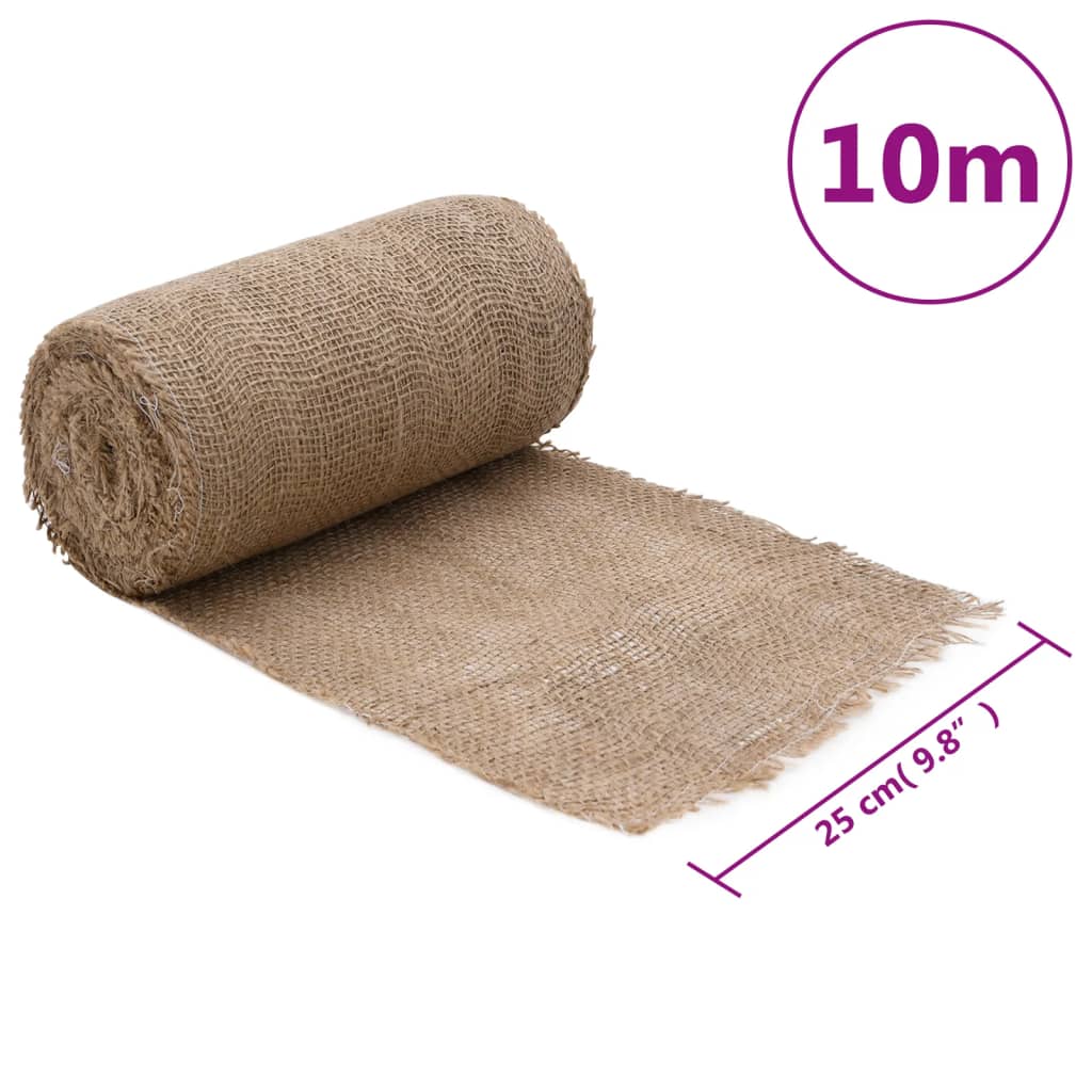 Rulou de iută, 0,25x10 m, iută 100%, 200 g/m²