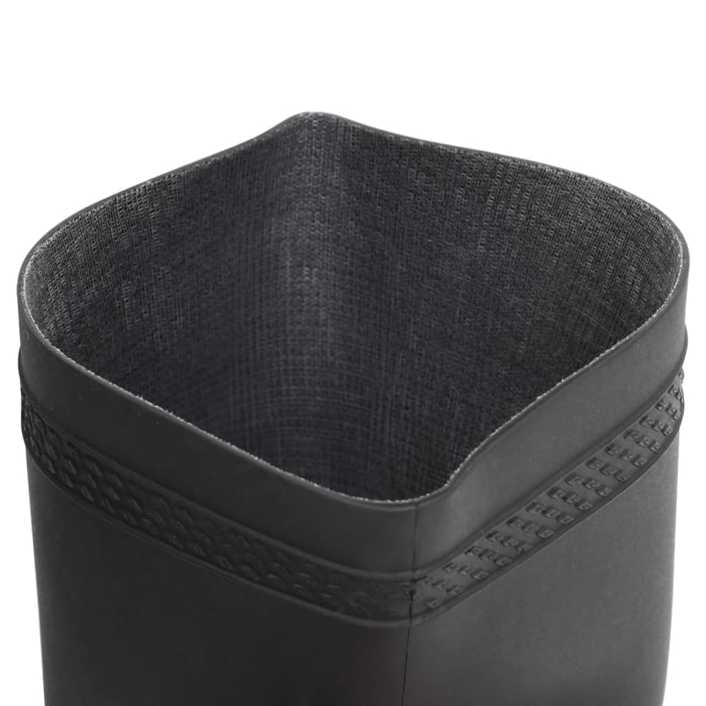 Cizme de ploaie, negru, PVC, mărime 40