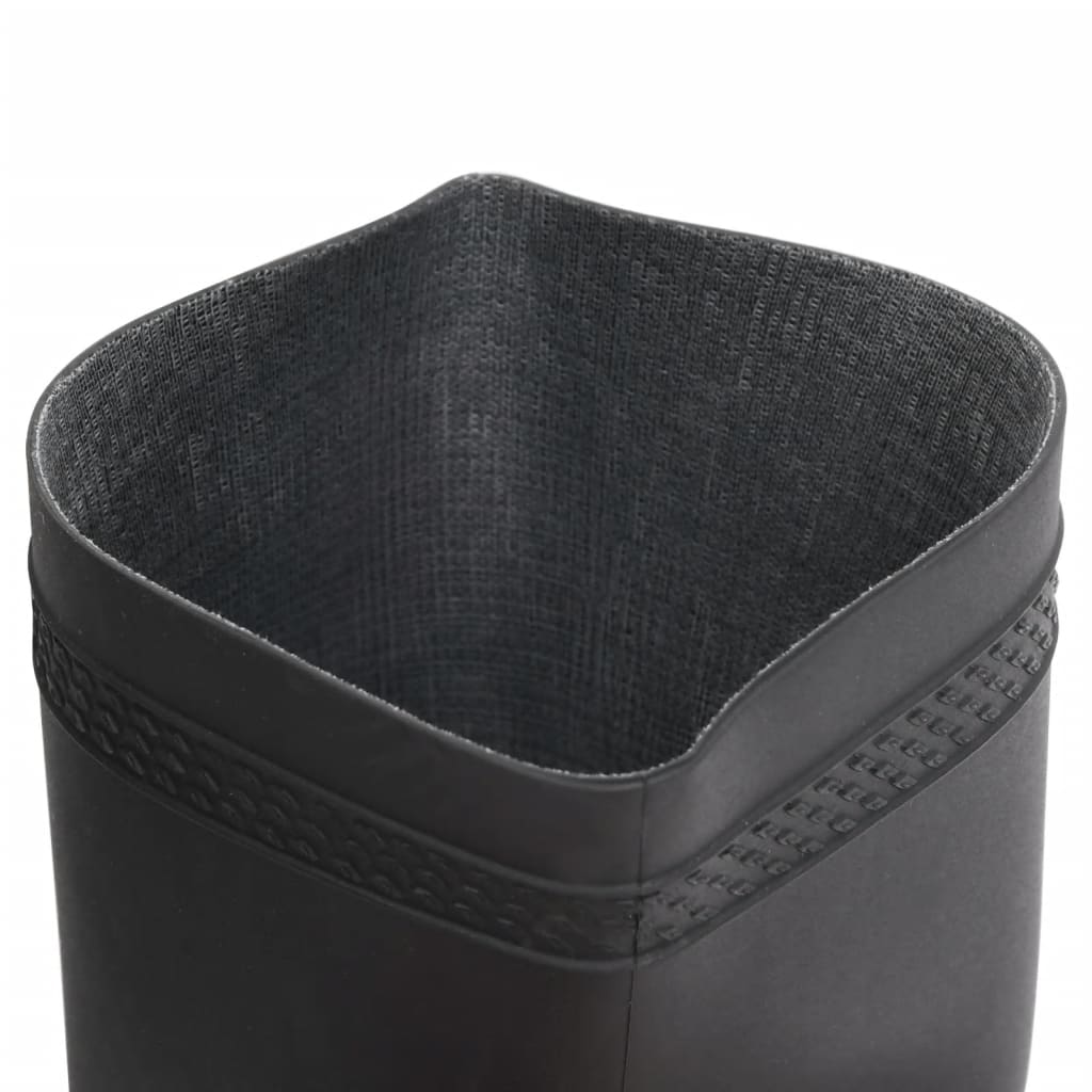 Cizme de ploaie, negru, PVC, mărime 45