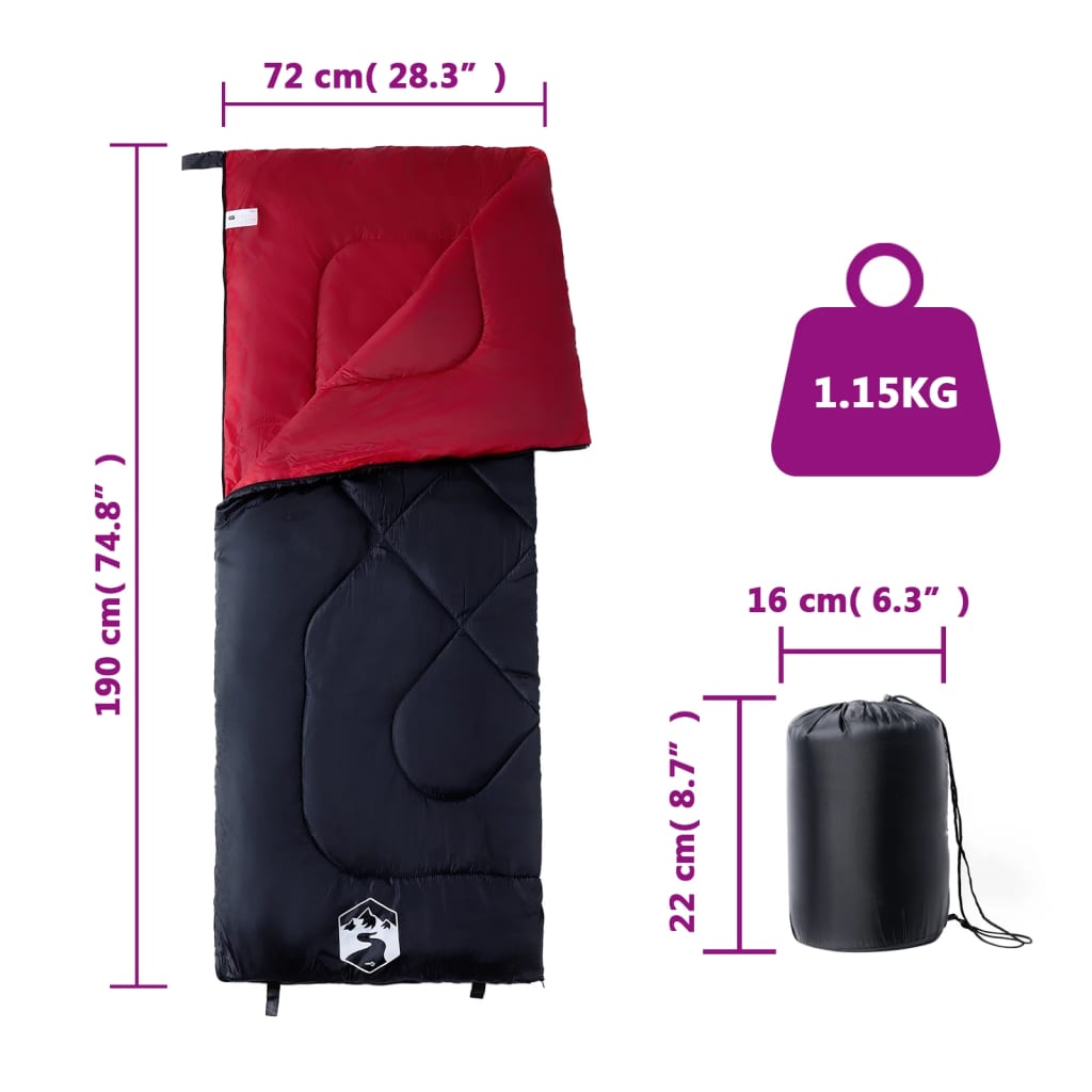 Sac de dormit pentru adulți de camping, 3 anotimpuri