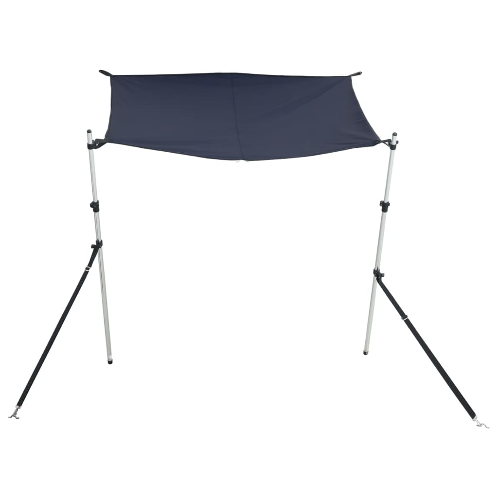 Extensie parasolar T-Top, albastru, 170x170x(115-183) cm