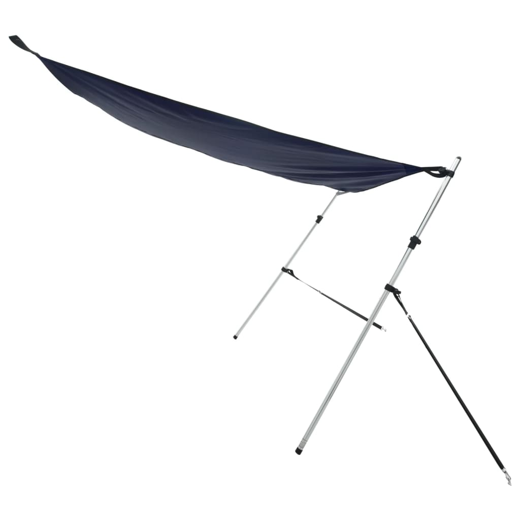 Extensie parasolar T-Top, albastru, 170x170x(115-183) cm