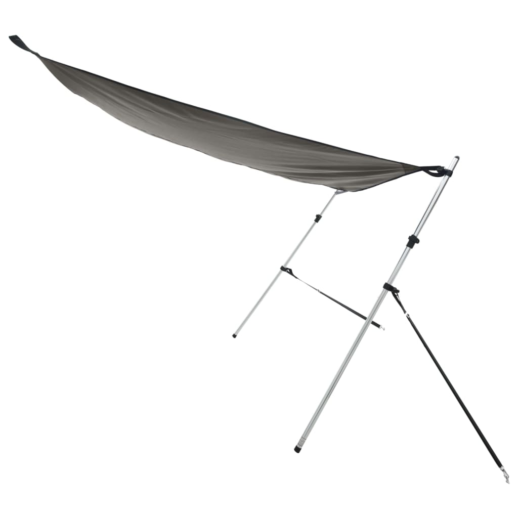 Extensie parasolar T-Top, gri antracit, 170x170x(115-183) cm