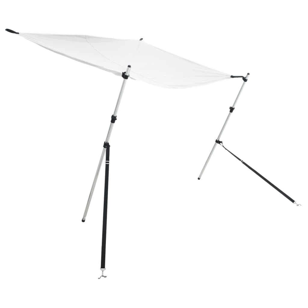 Extensie parasolar T-Top, alb, 170x208x(115-183) cm