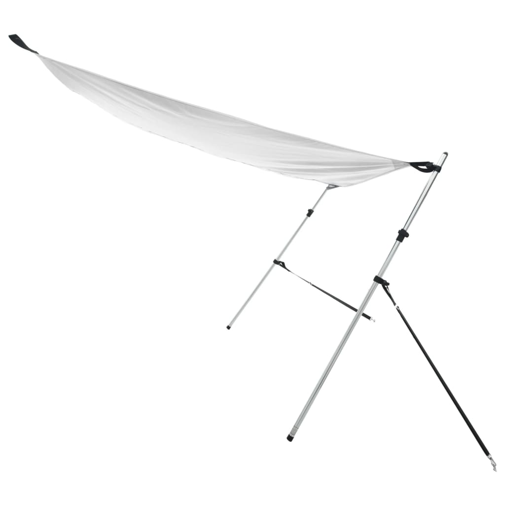 Extensie parasolar T-Top, alb, 170x208x(115-183) cm