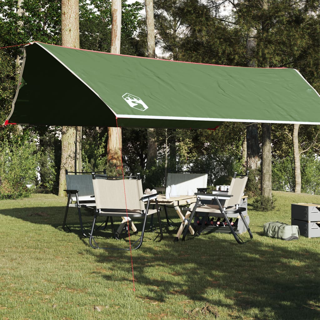 Prelată de camping, verde, 500x294 cm, impermeabilă