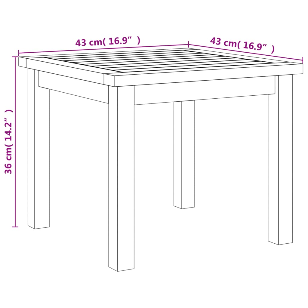 Set mobilier bistro, 3 piese, poliratan negru/lemn de acacia