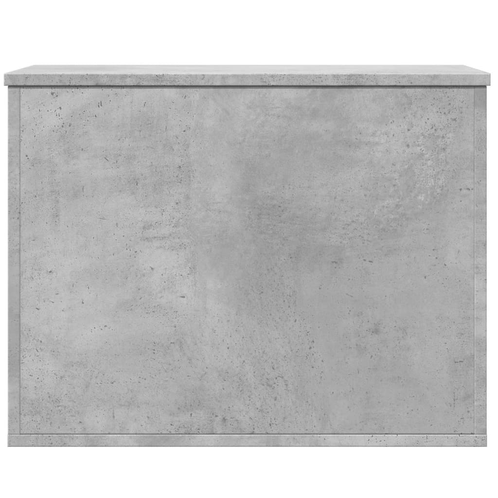 Cutie de depozitare, gri beton, 60x42x46 cm, lemn prelucrat