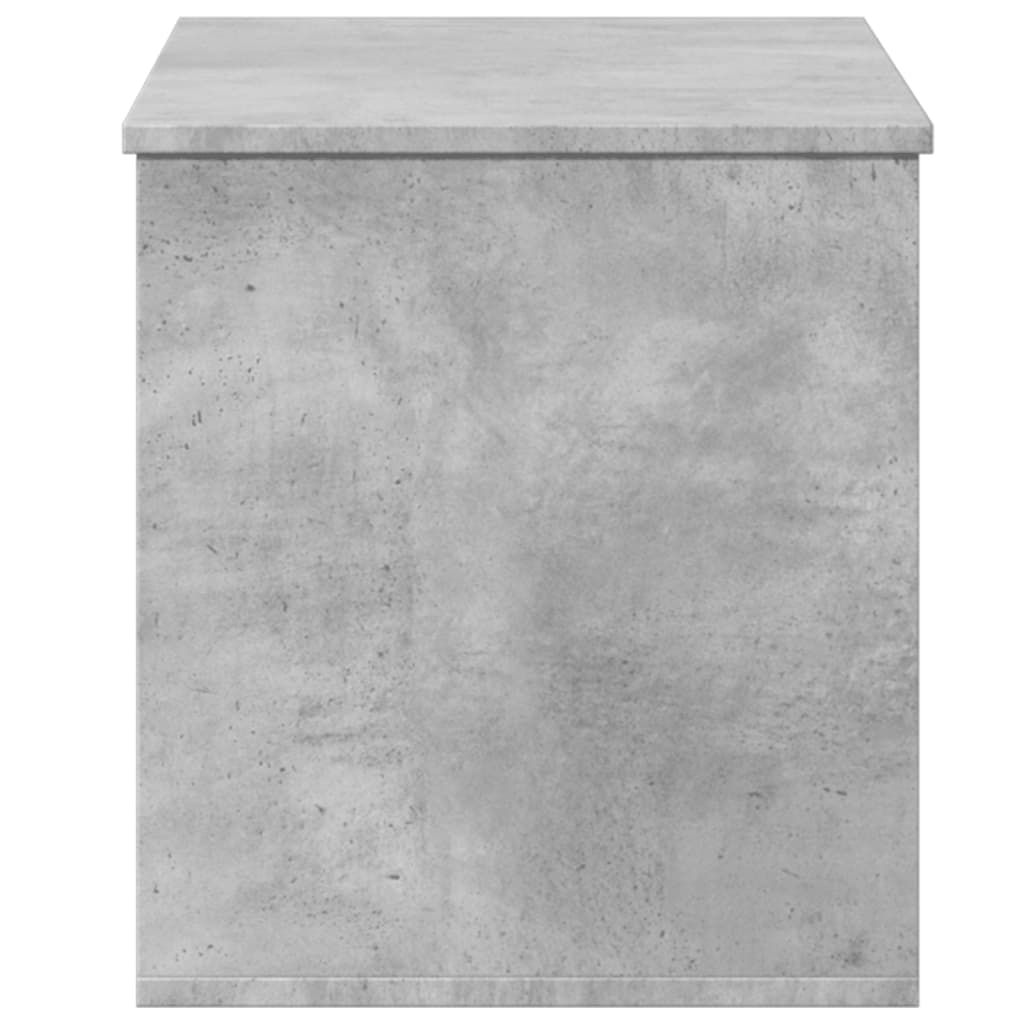 Cutie de depozitare, gri beton, 100x42x46 cm, lemn prelucrat