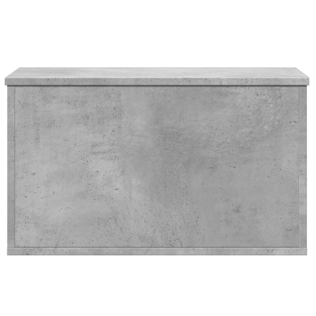 Cutie de depozitare, gri beton, 60x35x35 cm, lemn prelucrat