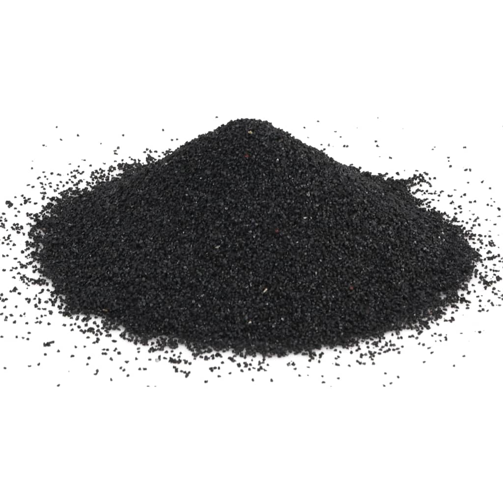 Nisip de acvariu, 10 kg, negru, 0,2-2 mm