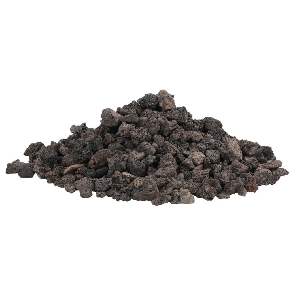 Roci vulcanice, 25 kg, negru, 1-2 cm