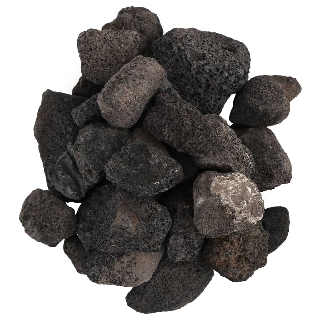 Roci vulcanice, 25 kg, negru, 5-8 cm