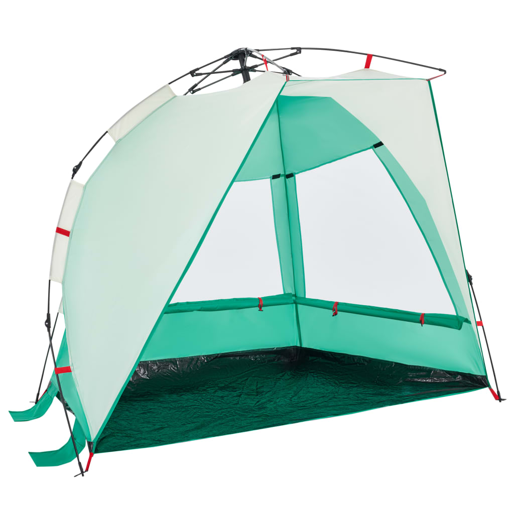 Cort camping 2 persoane verde marin impermeabil setare rapidă