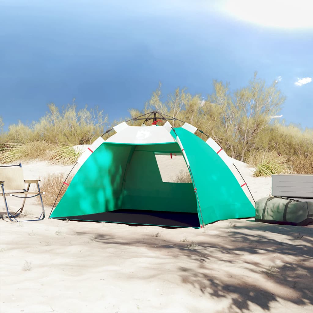 Cort camping 2 persoane verde marin impermeabil setare rapidă