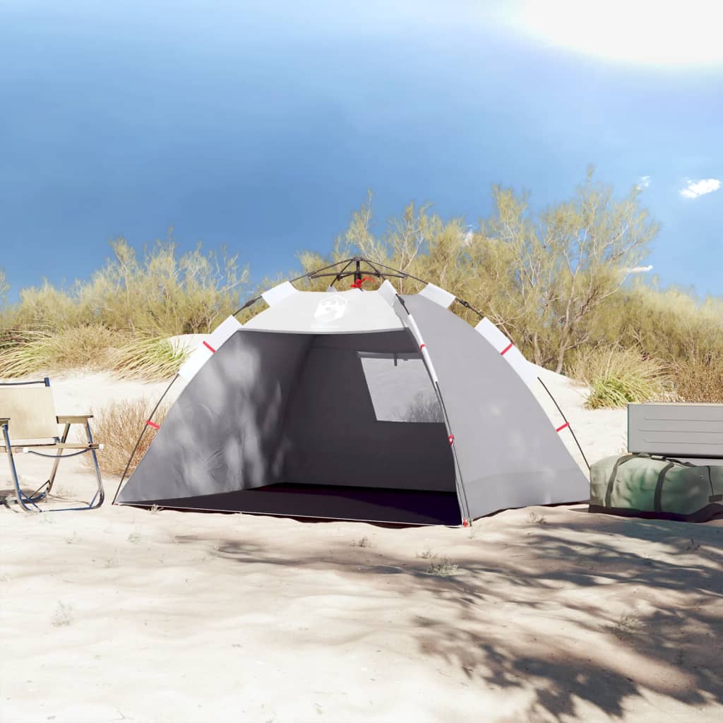 Cort camping 2 persoane gri impermeabil setare rapidă