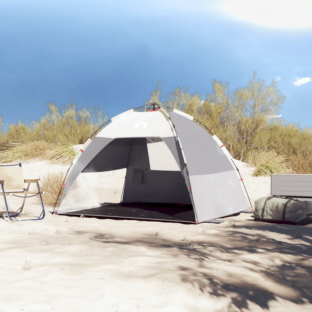 Cort camping 2 persoane gri impermeabil setare rapidă